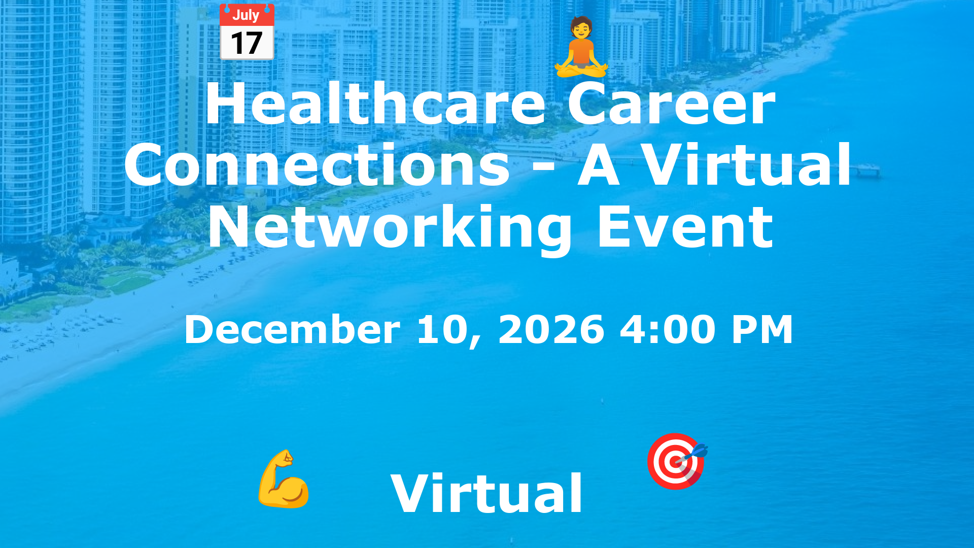 Healthcare Career Connections - A Virtual Networking Event event image